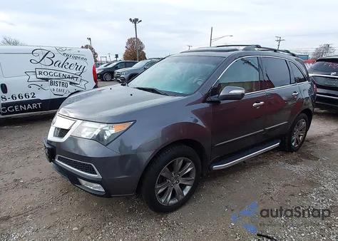 2011 Acura Mdx Advance Package z USA, uszkodzony, nr VIN 2HNYD2H79BH514054